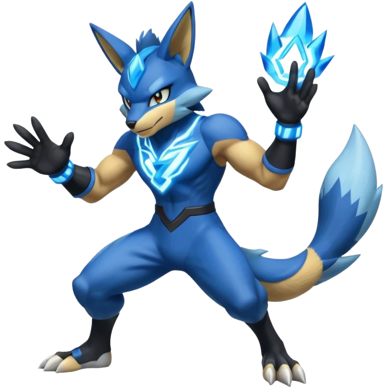 Zeraora-Lucario-Elekid-fusion emoji
