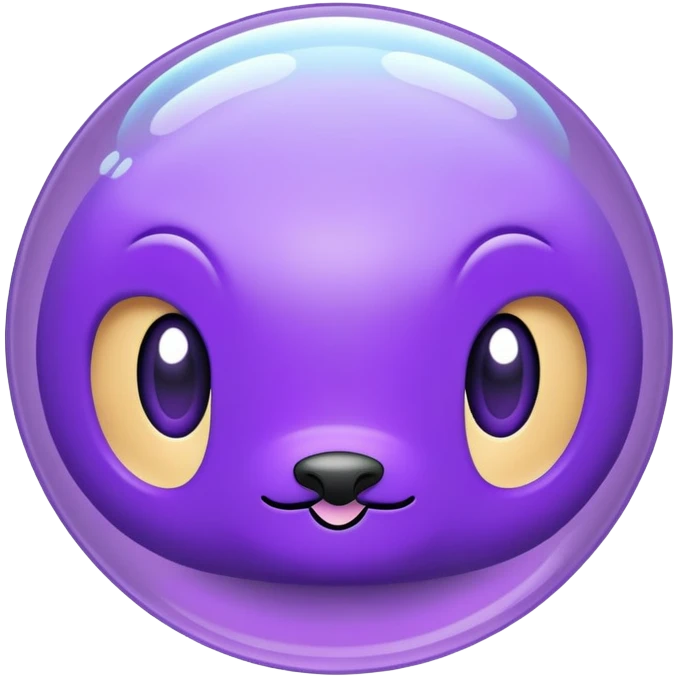 I want it to say ROO in purple font In a bubble quote emoji