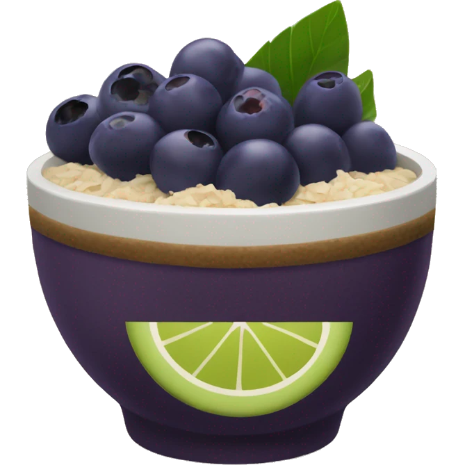 Açai bowl emoji