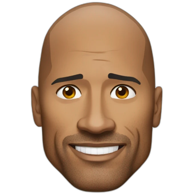 Dwayne Johnson emoji