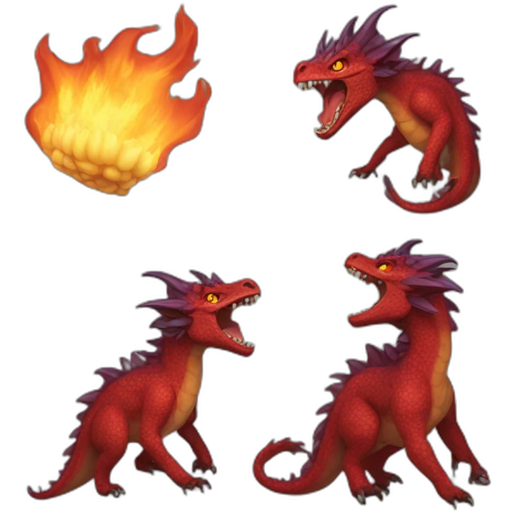 Dracaufeu emoji
