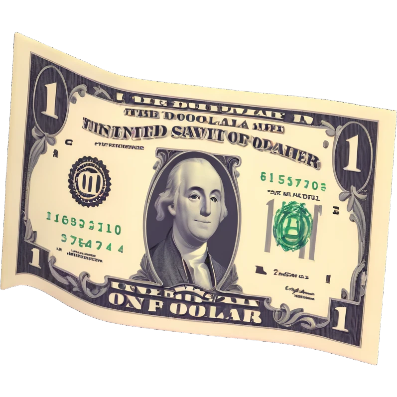 1 dollar bill emoji