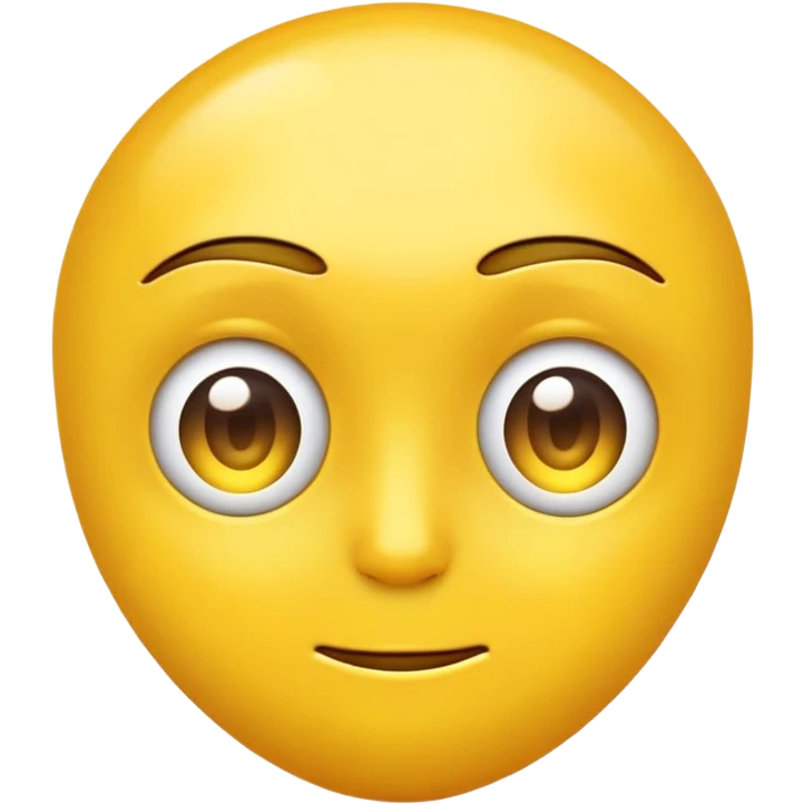 Yellow emoji doing a side eye emoji