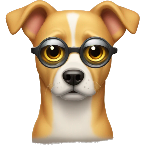 Perro co anteojos de sol  emoji