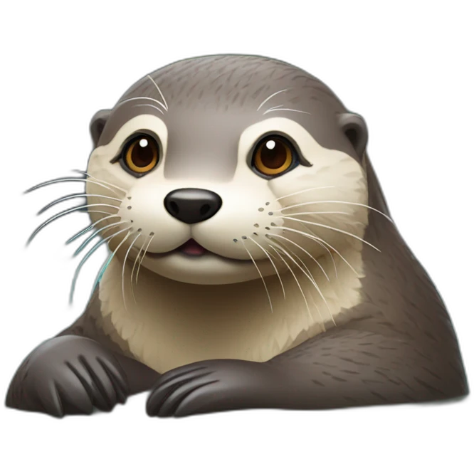 Loutre qui rigole emoji
