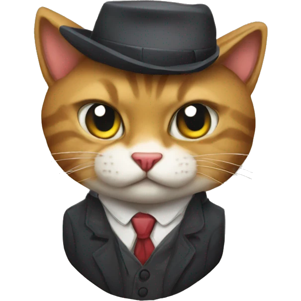 Mafia cat emoji