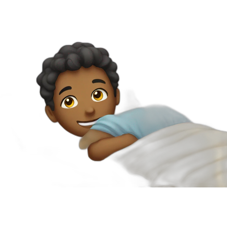 boy in bed emoji