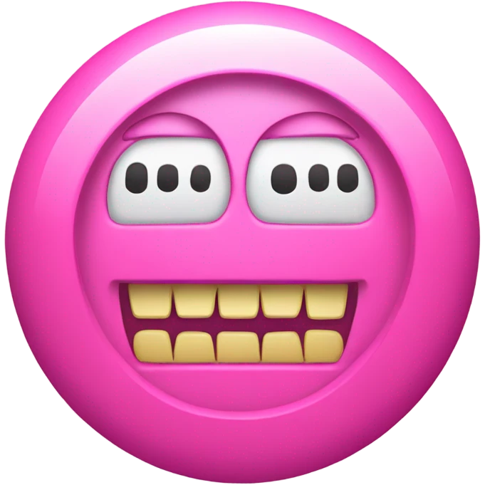 Don’t crash out sign pink  emoji