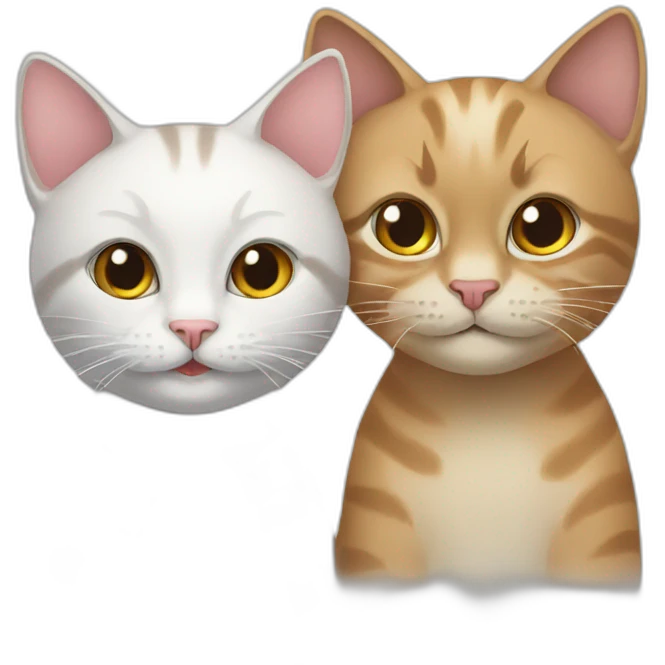 two cats emoji