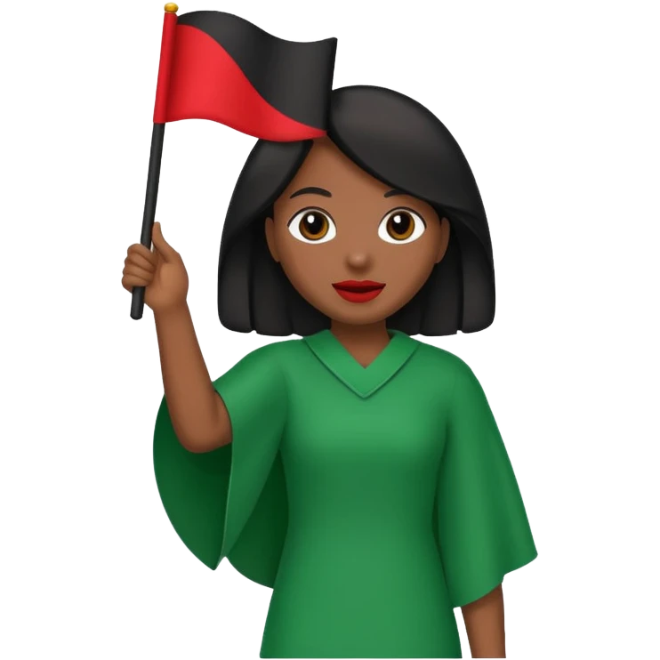 African American flag  emoji