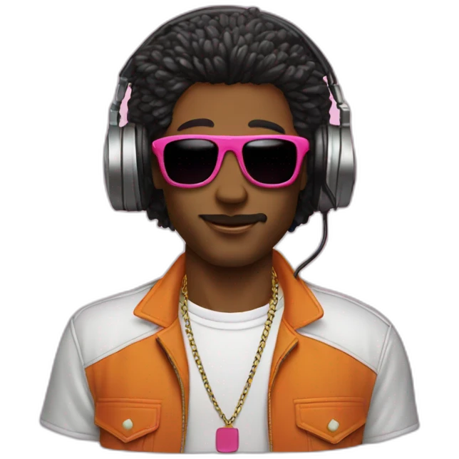 80s dj emoji