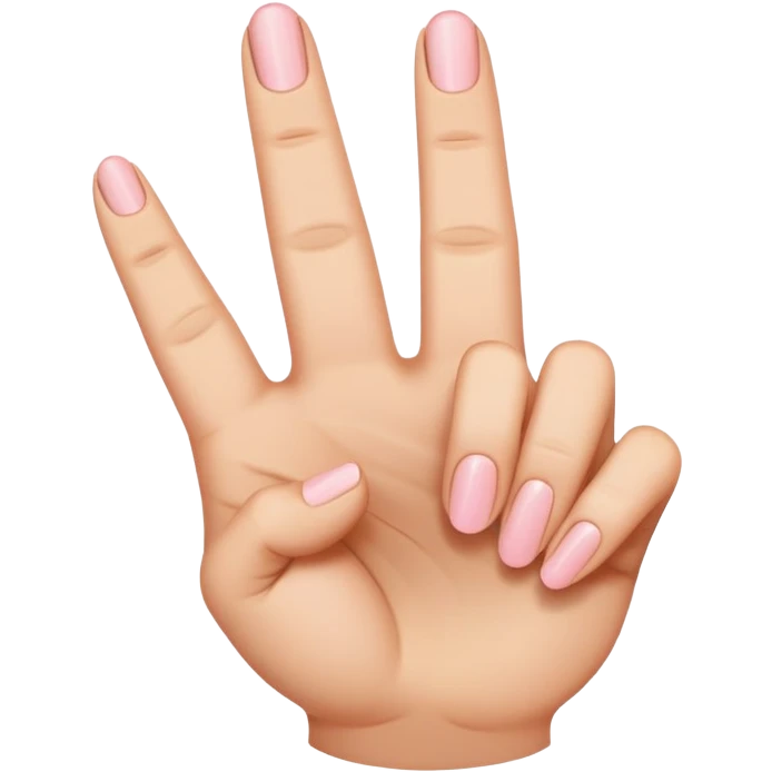 El meñique y los dedos de paz arriba y el pulgar y el otro abajo   emoji