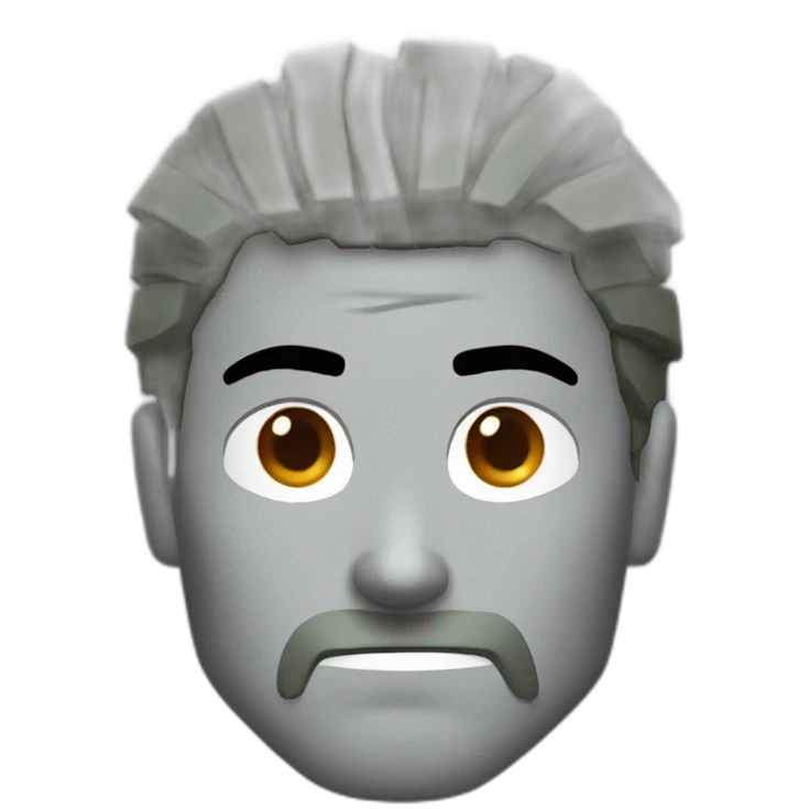 Cartoonish solid snake avatar emoji