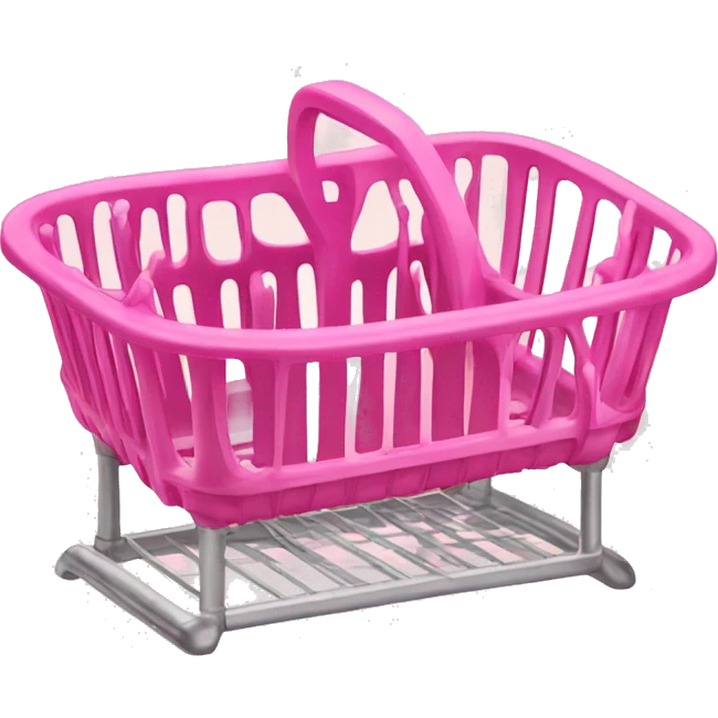 Pink Dish rack emoji