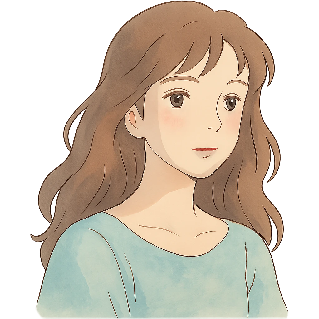 stylized portrait of a beautiful woman with soft lighting and pastel colors emoji