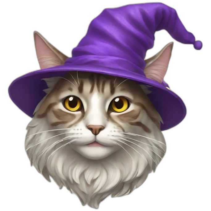 Wizzard cat emoji