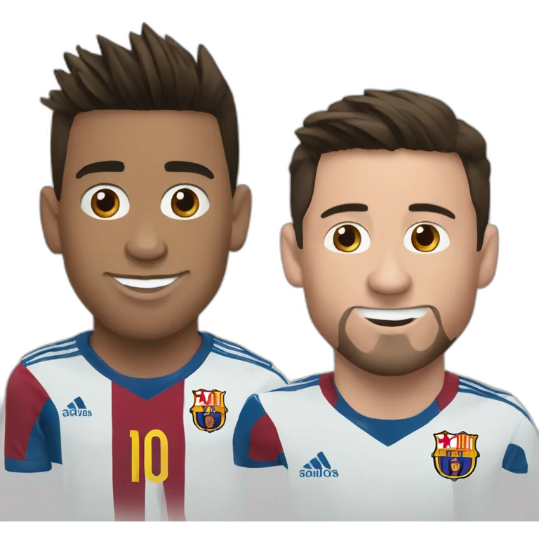 Ronaldo et messi emoji