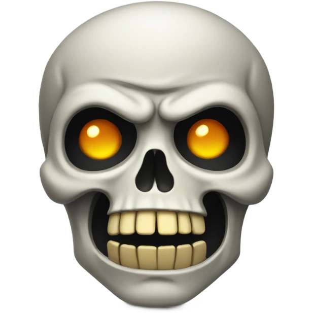 Angry skeleton  emoji