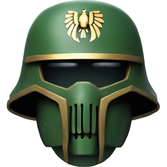 Warhammer 40k Cadian Guardsman Helmet emoji