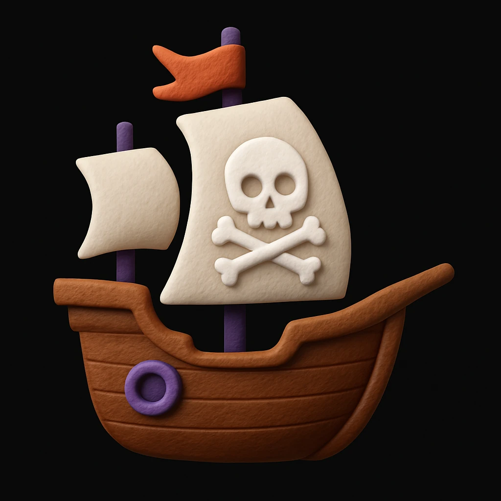 pirate ship emoji