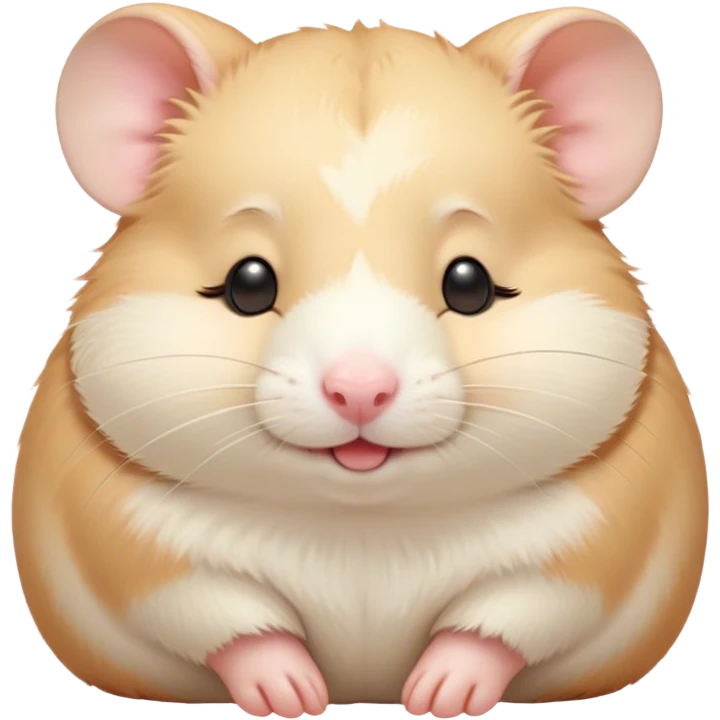 Meme-Worthy Cute Sleeping Cream Hamster Portrait Emoji, Head resting peacefully with a contented smile, showcasing a delightfully compact build and a luxuriously soft cream coat, eyes shut in a serene nap, Simplified yet hilariously adorable features, highly detailed, glowing with a soft, drowsy light, high shine, relaxed and utterly lovable, stylized with an air of playful laziness, bright and heartwarming, soft glowing outline, capturing the essence of a comically sleepy hamster, so meme-worthy it feels like it could instantly become the next viral sensation of adorable slumber! emoji