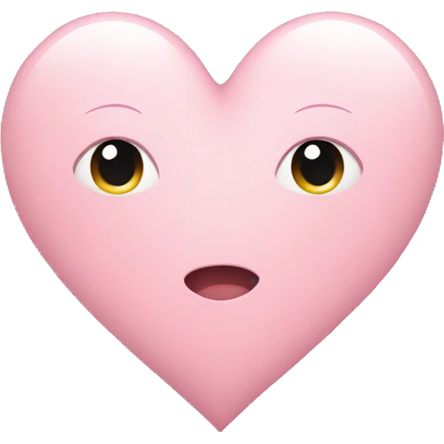Light pink heart  emoji