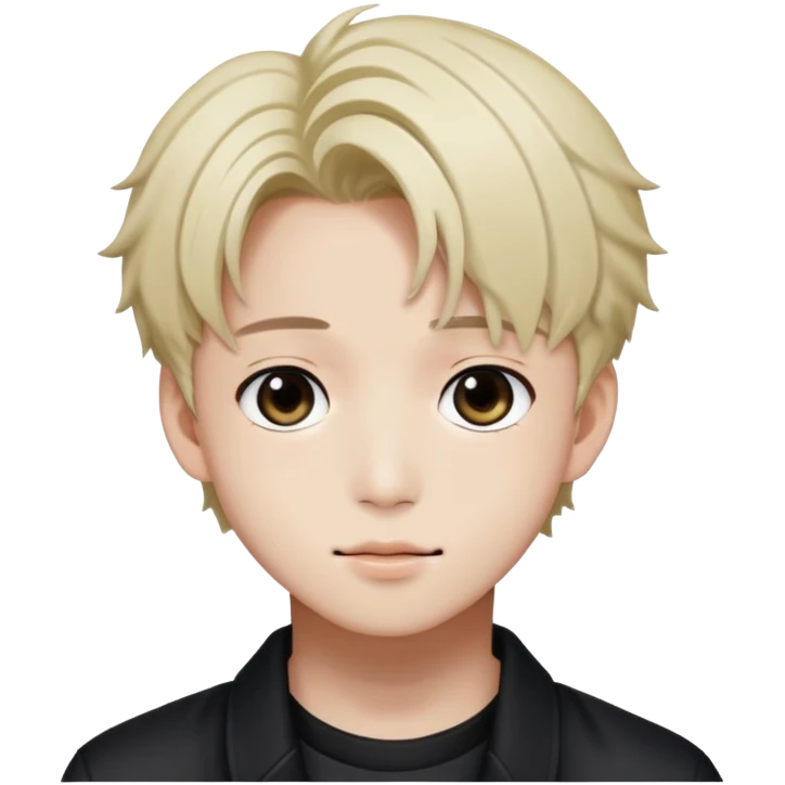 Lee Know from Stray Kids, K-pop idol emoji