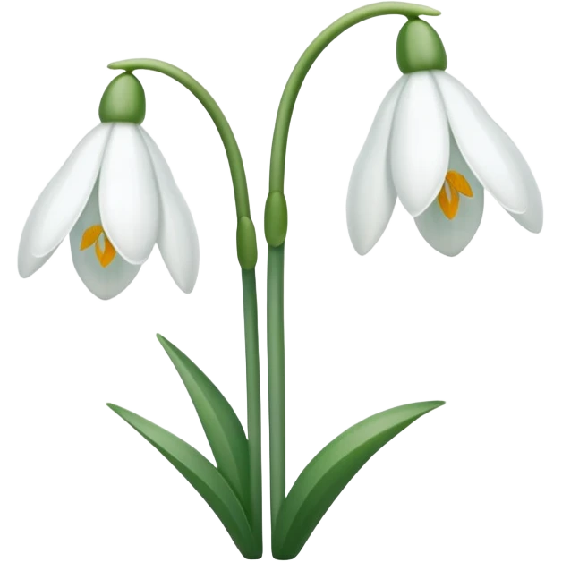 double snowdrop emoji