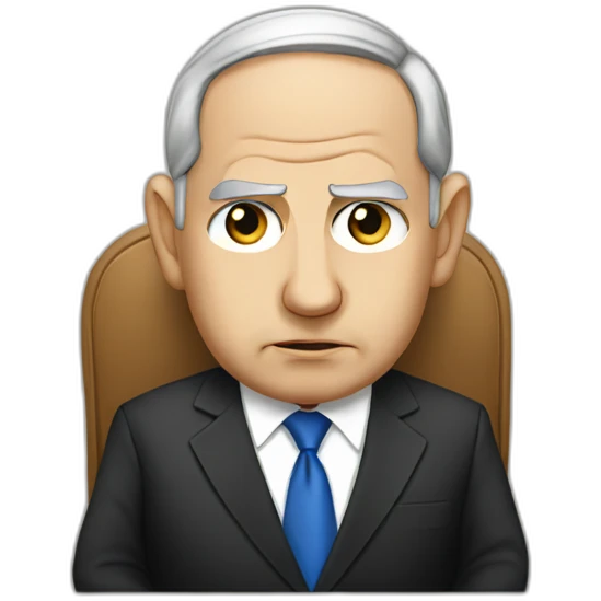 sad detailed Benjamin Netanyahu emoji