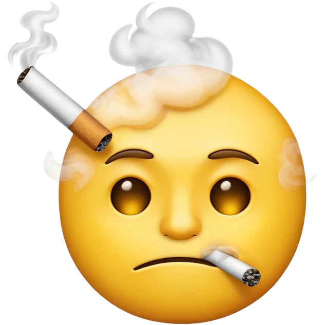 emoji smoking emoji