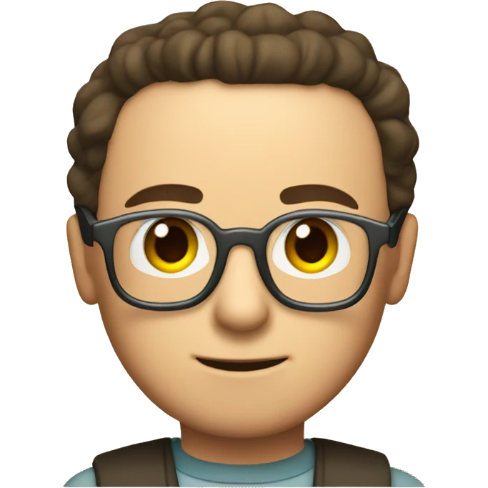 Sheldon cooper with metal glasses emoji