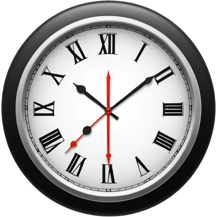 analog clock emoji