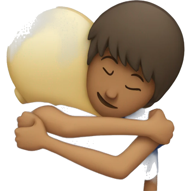 Back hug  emoji