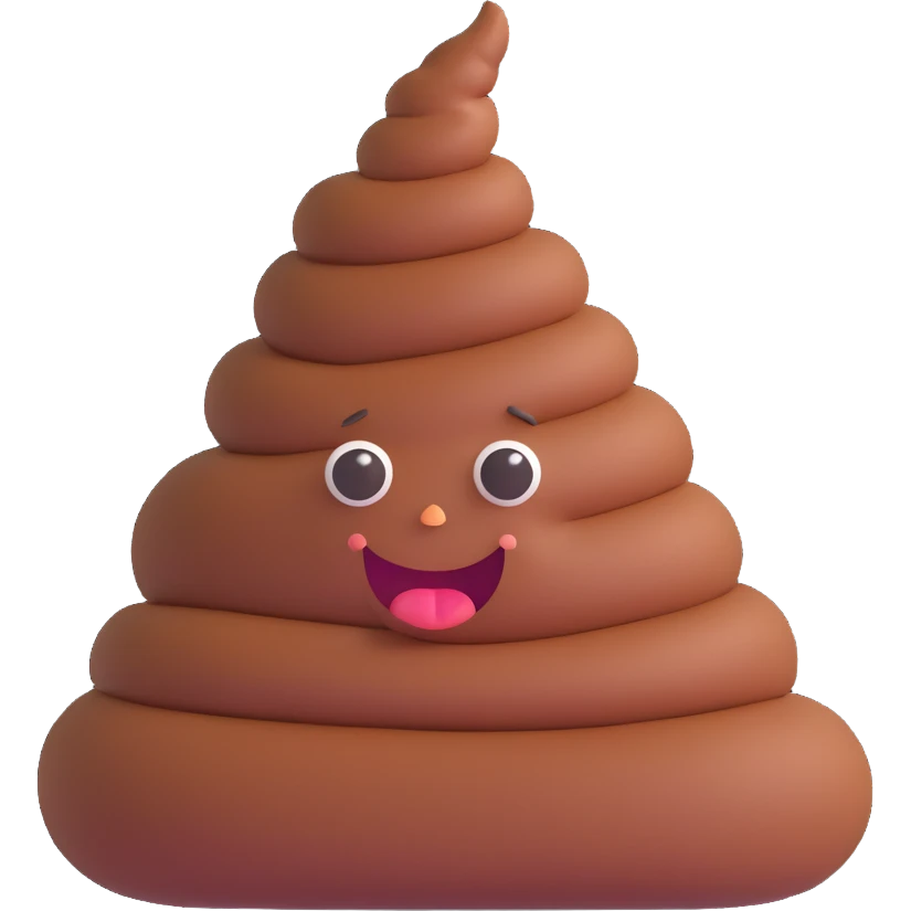 giant poop scak emoji