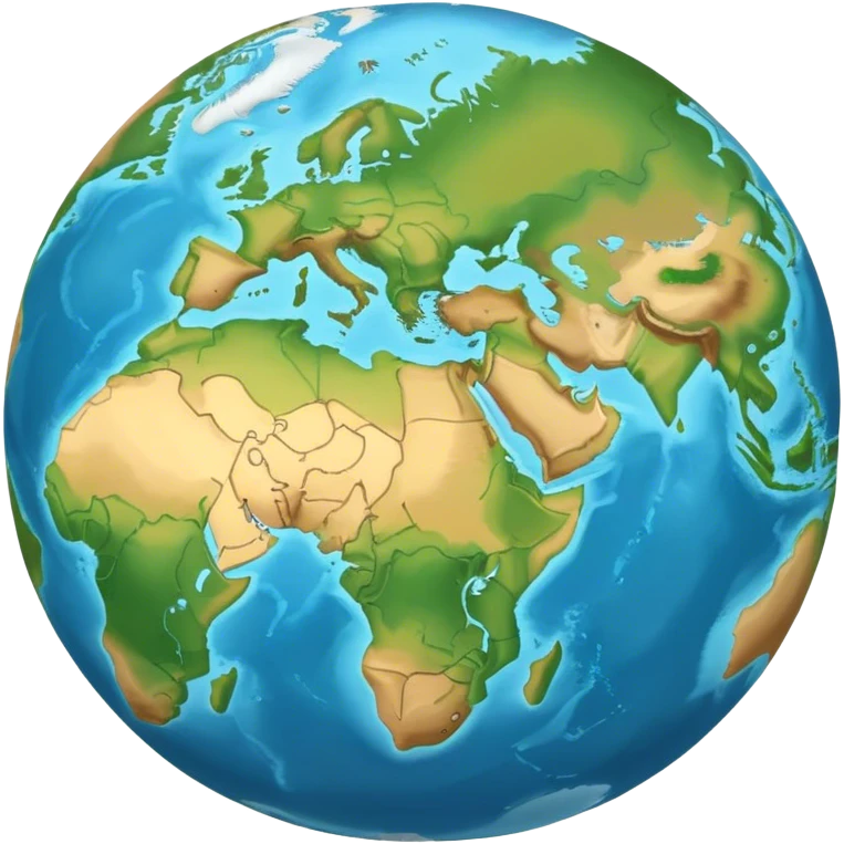 Planet Earth Pangaea emoji
