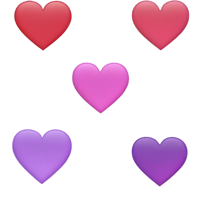 Hearts ellipsis emoji