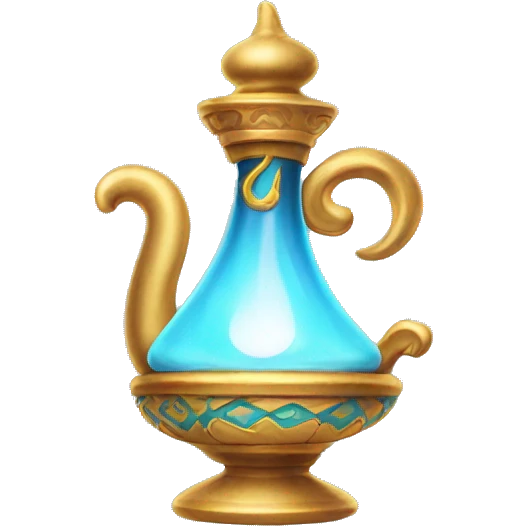 Genie lamp aladdin emoji