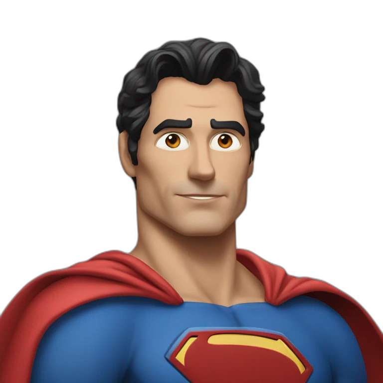 Dean Caine as Superman emoji
