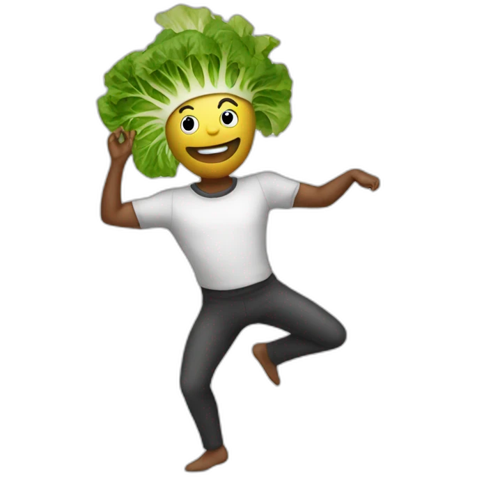 dancing salad emoji