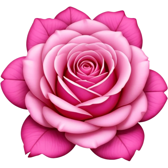 pink rose emoji