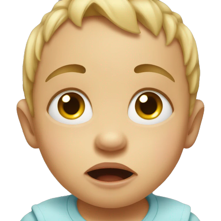 Baby crying emoji