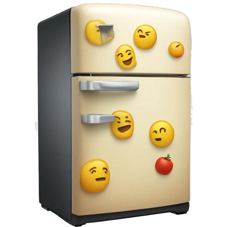 fridge, microsoft style, 3d emoji