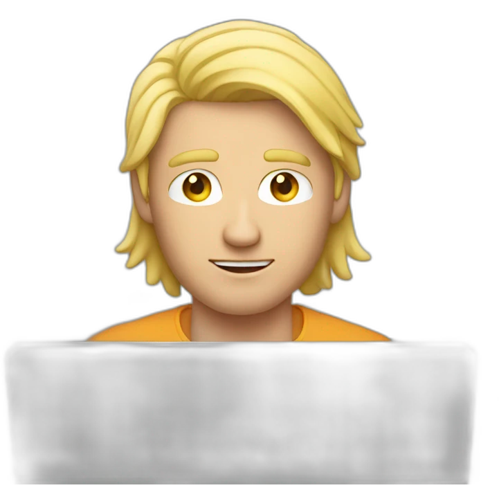 blond-man-behind-laptop emoji