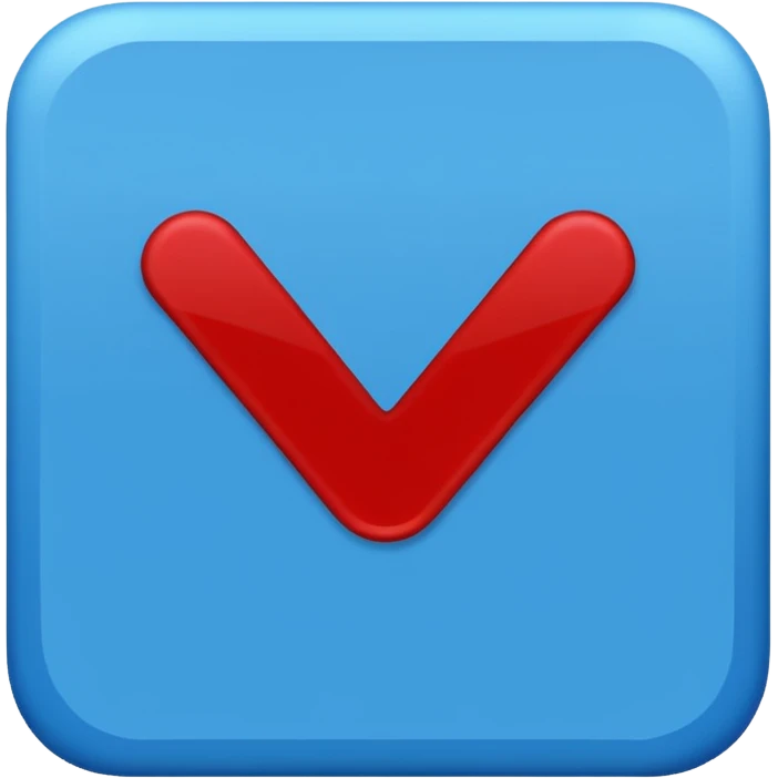 Make the emoji of roblox verify blue tick in rectangle emoji