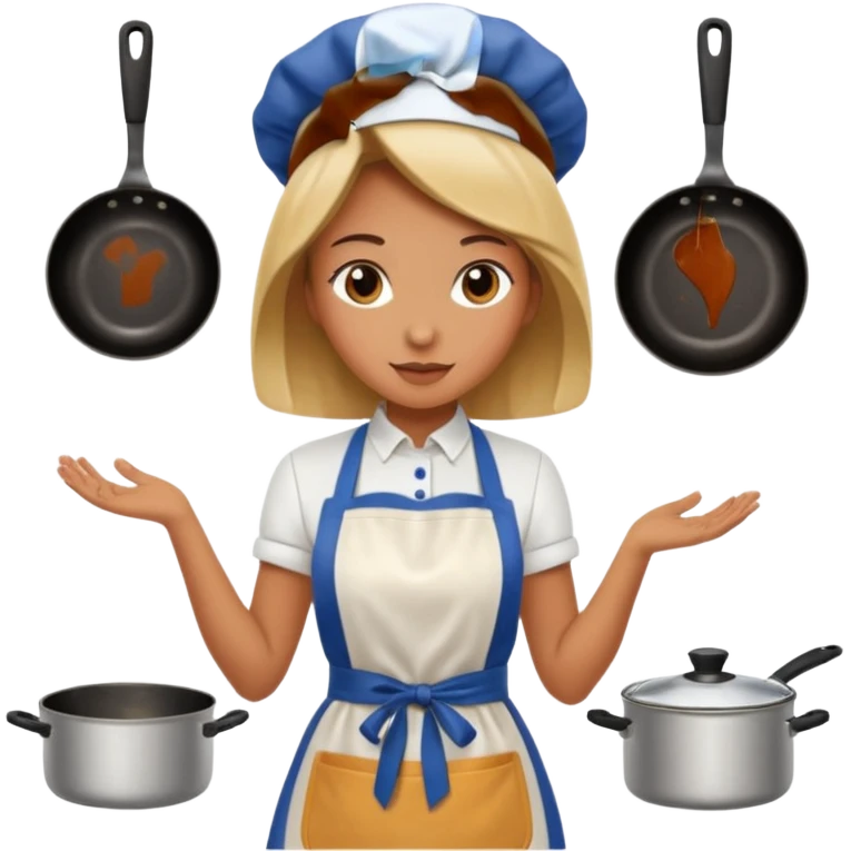 Female cooking emoji