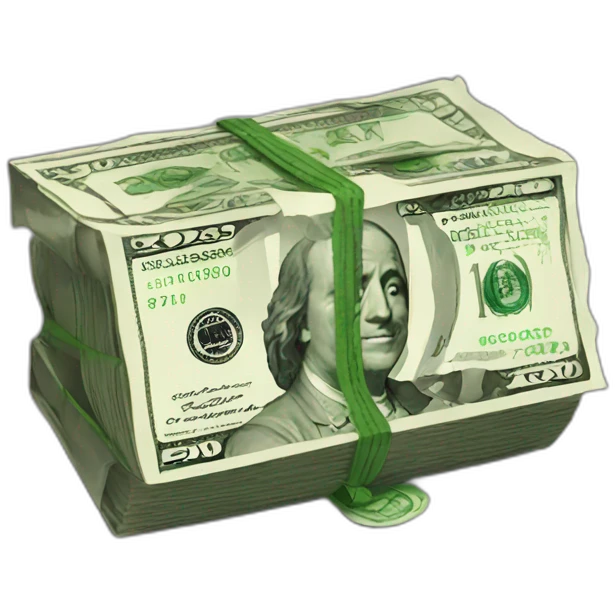 case of dollars emoji