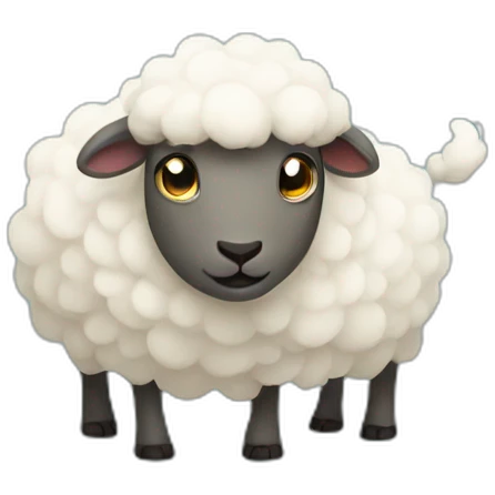 celebrating sheep emoji