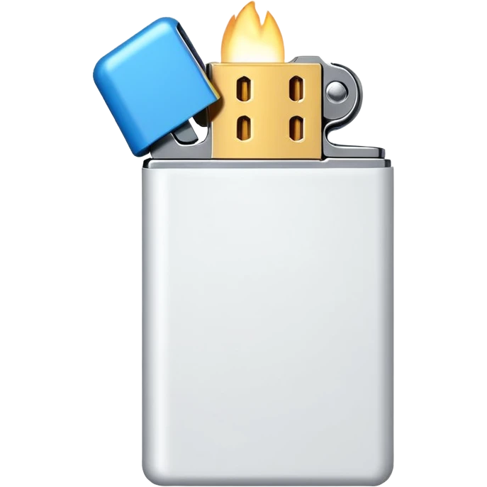 white lighter emoji