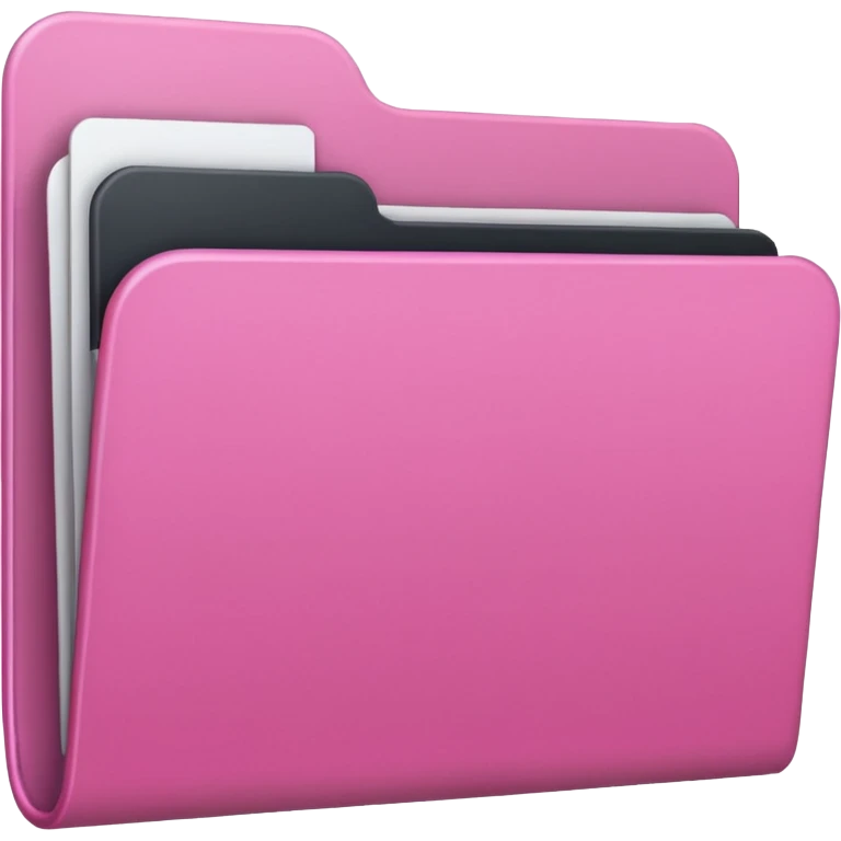 pink folder aesthetic icon emoji