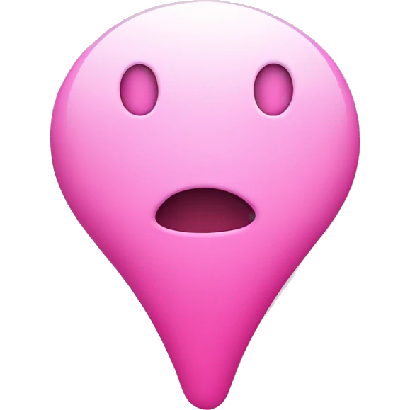 Exclamation point pink emoji